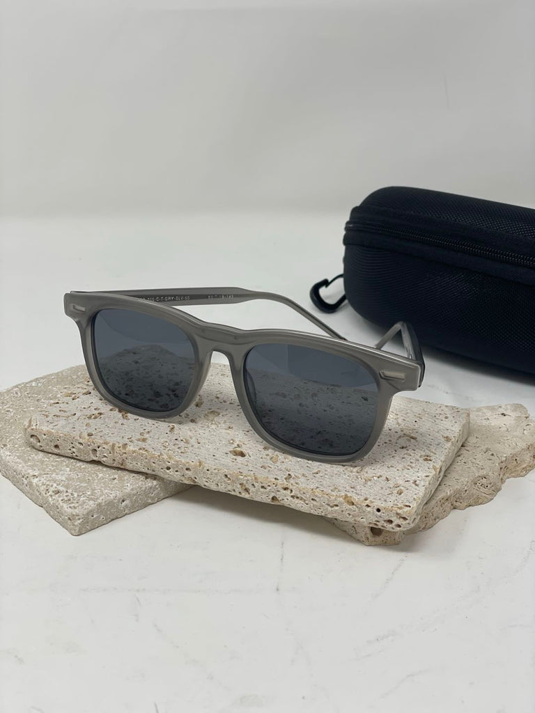 Thom Browne Tb705 Silver Gray 50Mm Unisex Sunglasses.