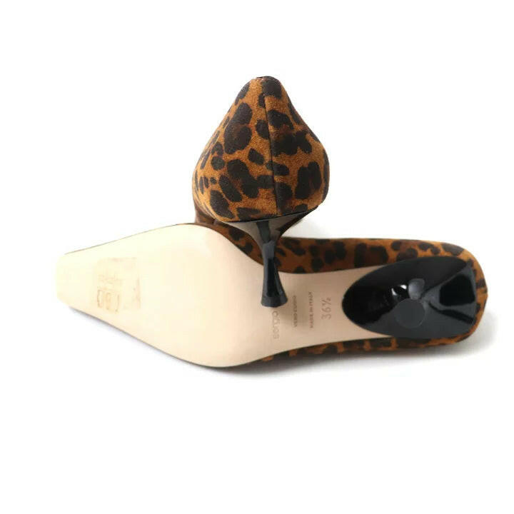 Sergio Rossi Leopard Print Heels Size 36.5.