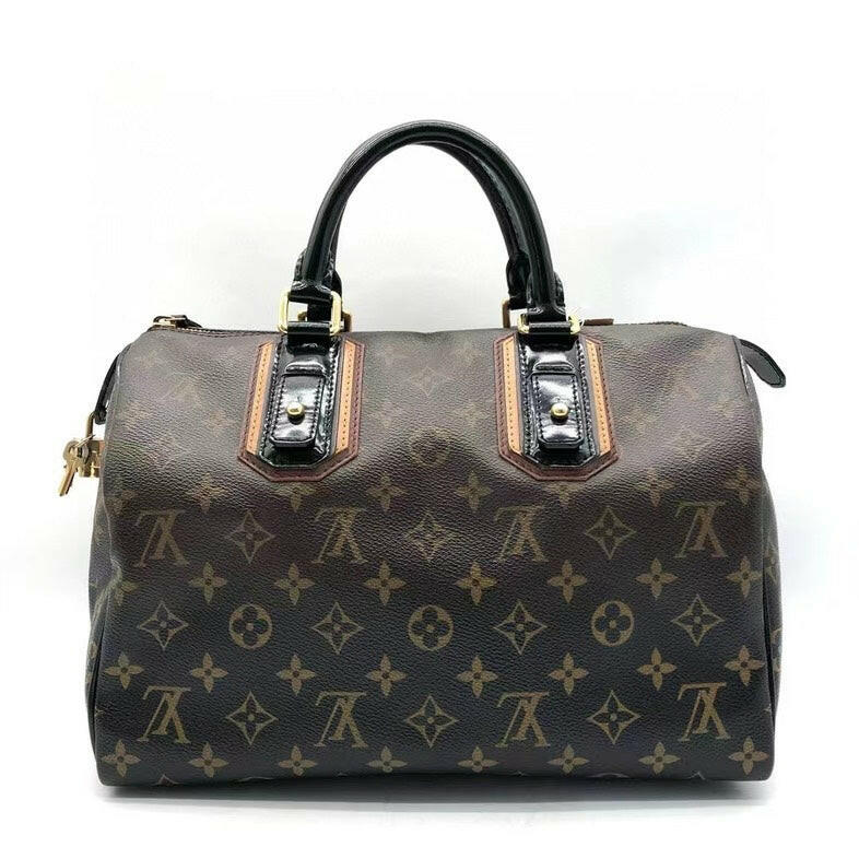 Louis Vuitton Speedy 30 Monogram Canvas Brown Handbag 30cm.