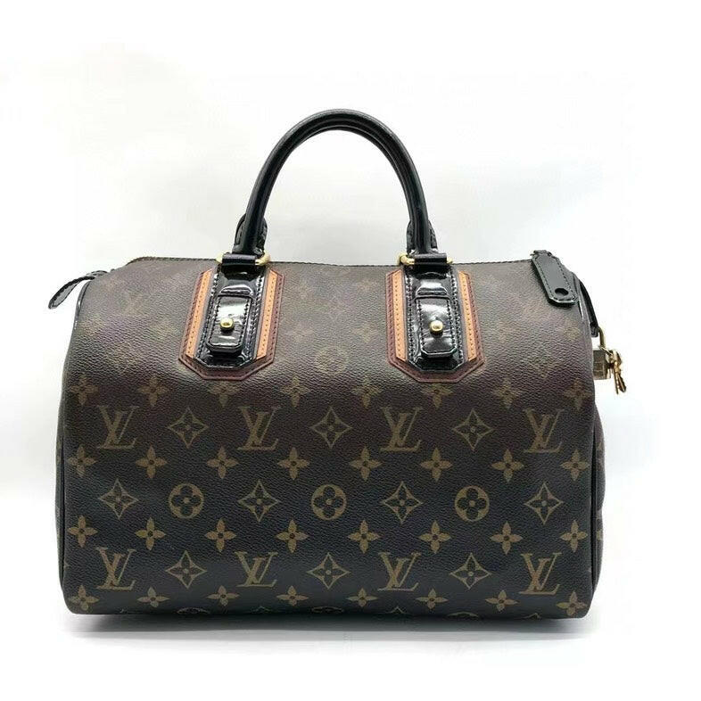 Louis Vuitton Speedy 30 Monogram Canvas Brown Handbag 30cm.