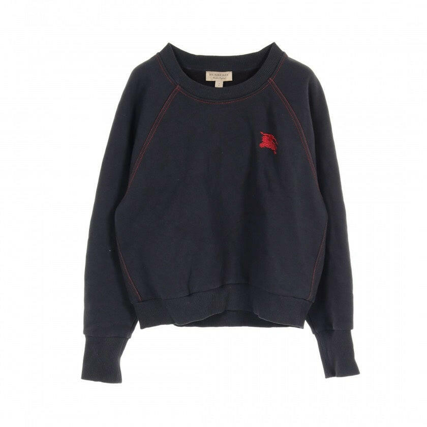 Burberry Black Sweater with Red Logo Size S.