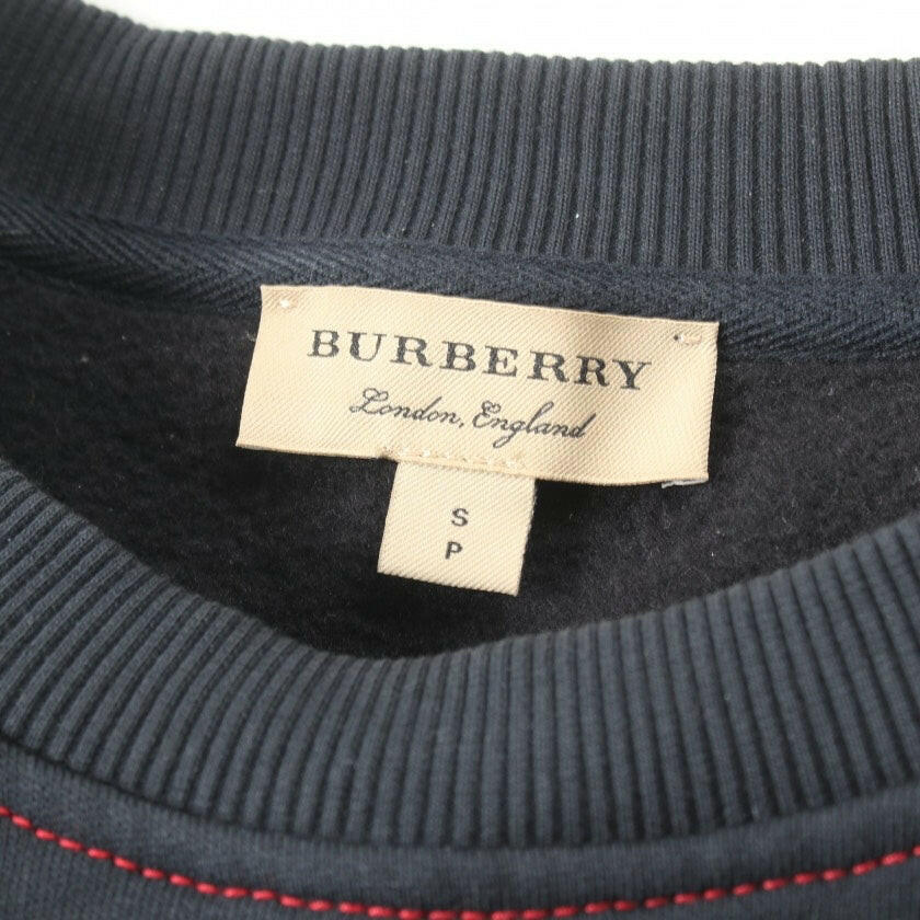 Burberry Black Sweater with Red Logo Size S.