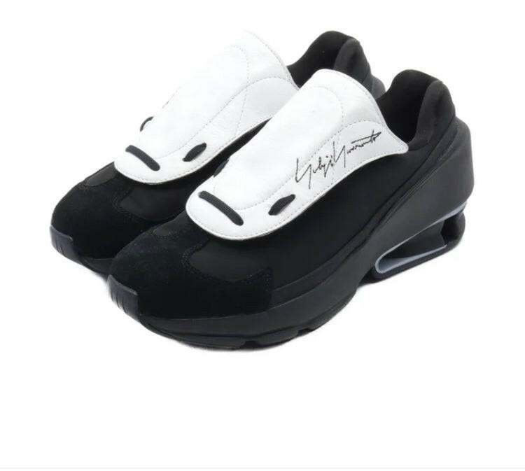 Yohji Yamamoto Slip-On Sneakers Black and White Size US 7.