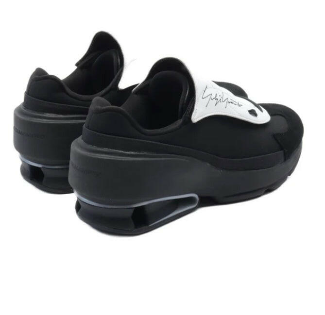 Yohji Yamamoto Slip-On Sneakers Black and White Size US 7.