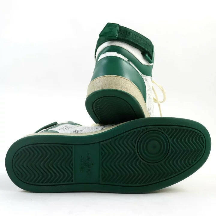 Louis Vuitton Men's Sneakers Green/White US Size 7.5.