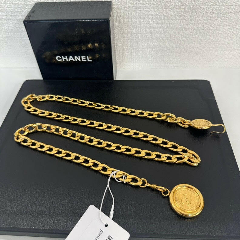 Chanel Vintage Gold Chain Belt - 93cm/36.5”.