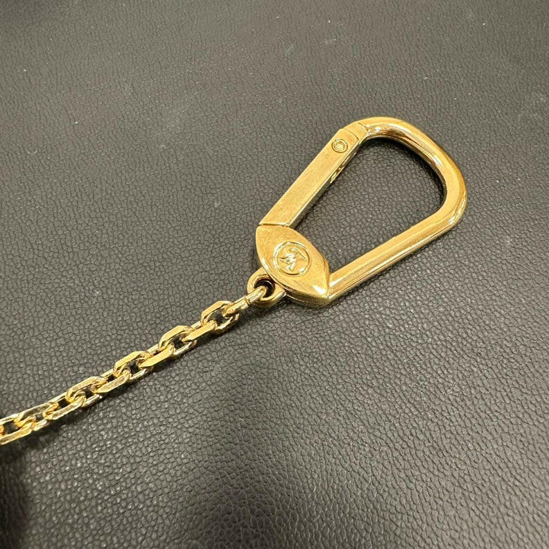 Louis Vuitton LV Speedy Bag Charm Beige Multicolor Mini Keychain Accessory.