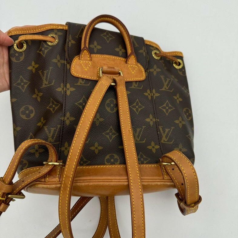 Louis Vuitton Monogram PVC Brown Medium Size Backpack.