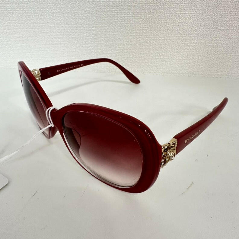 Bvlgari Red Sunglasses Size 57.