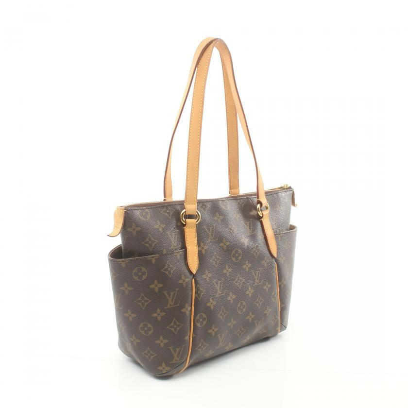 Louis Vuitton Totally PM Monogram Shoulder Tote Bag Brown PVC Leather.