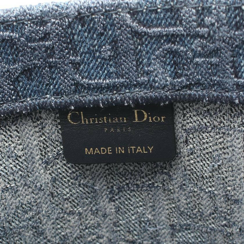 Christian Dior Book Tote Large in Denim Blue Dior Oblique Handbag.