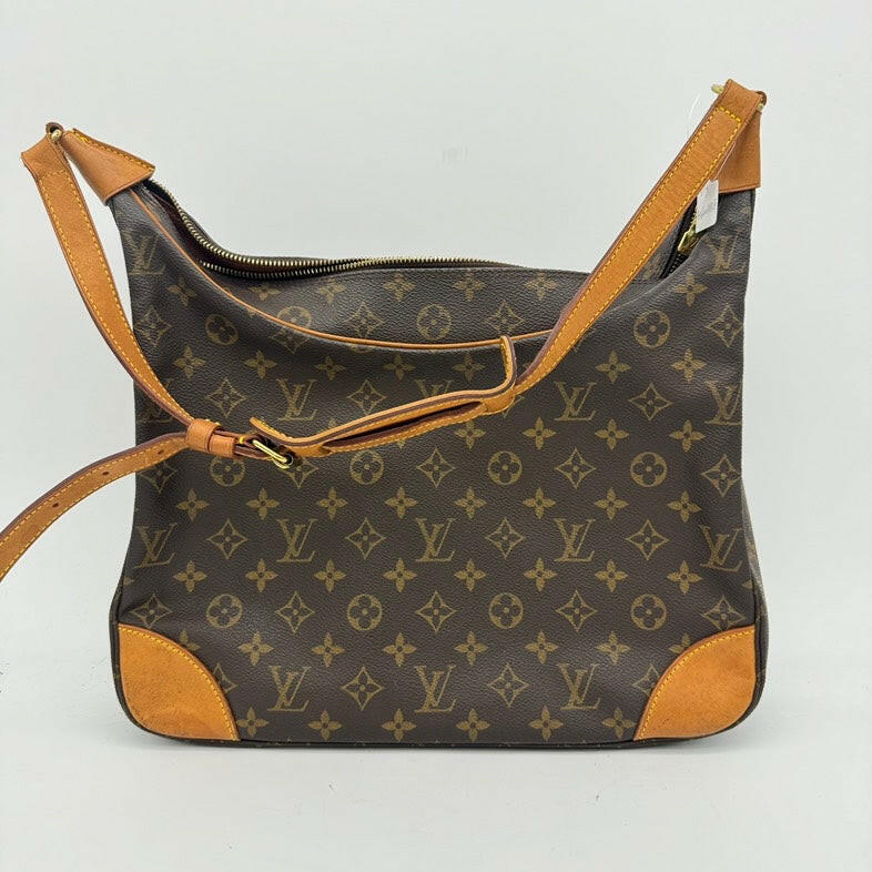 Louis Vuitton Monogram Canvas Brown Medium Shoulder Bag.