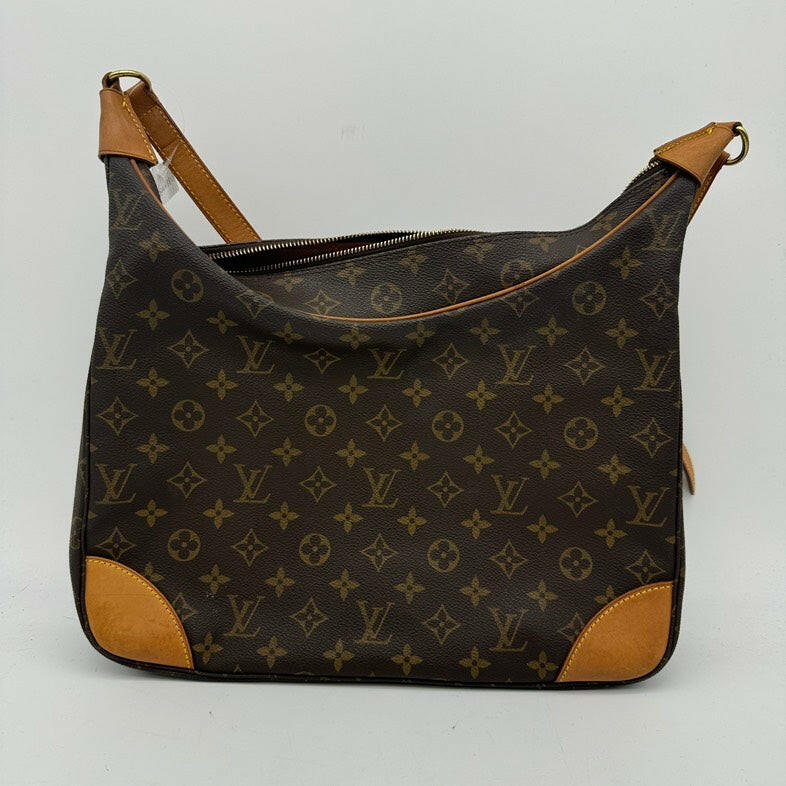 Louis Vuitton Monogram Canvas Brown Medium Shoulder Bag.