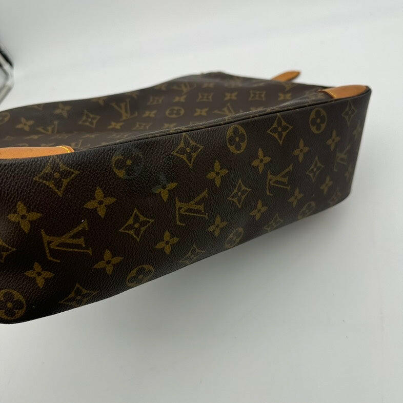 Louis Vuitton Monogram Canvas Brown Medium Shoulder Bag.