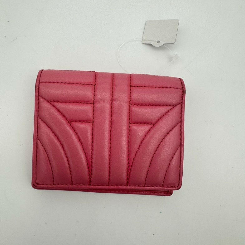 Prada Pink Quilted Leather Clutch & Wristlet.