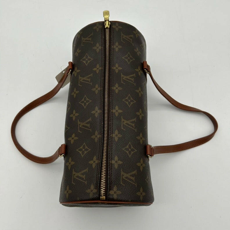 Louis Vuitton Monogram Papillon 30 Shoulder Bag Brown/Tan Medium Size.