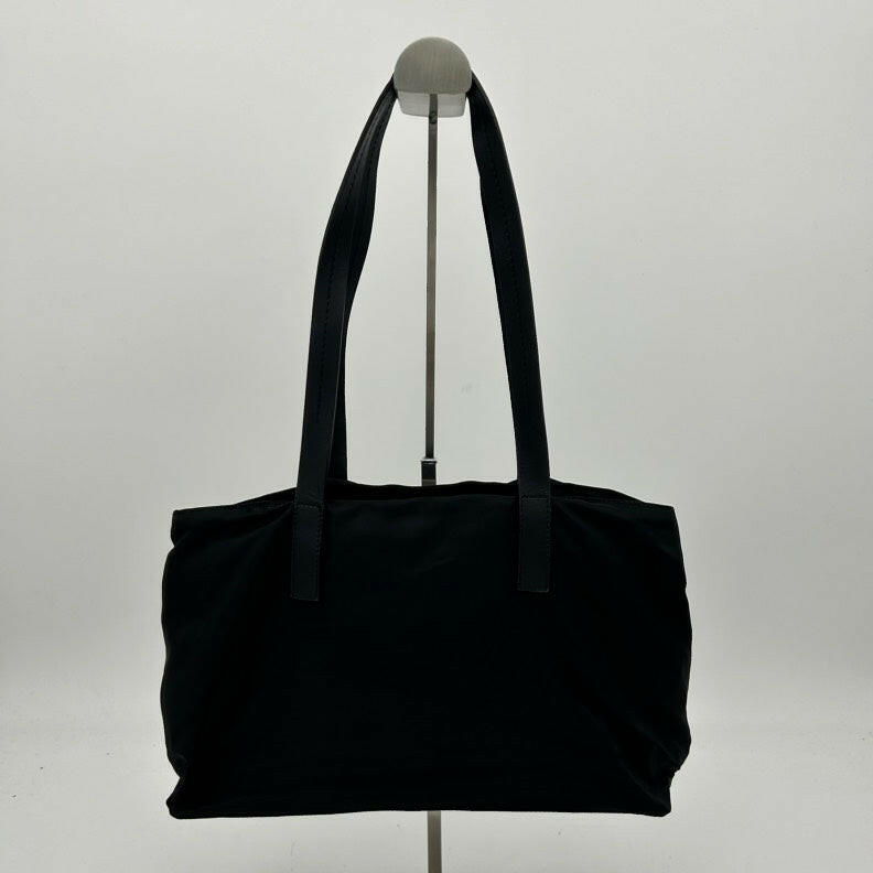 Prada Black Nylon Shoulder Bag.