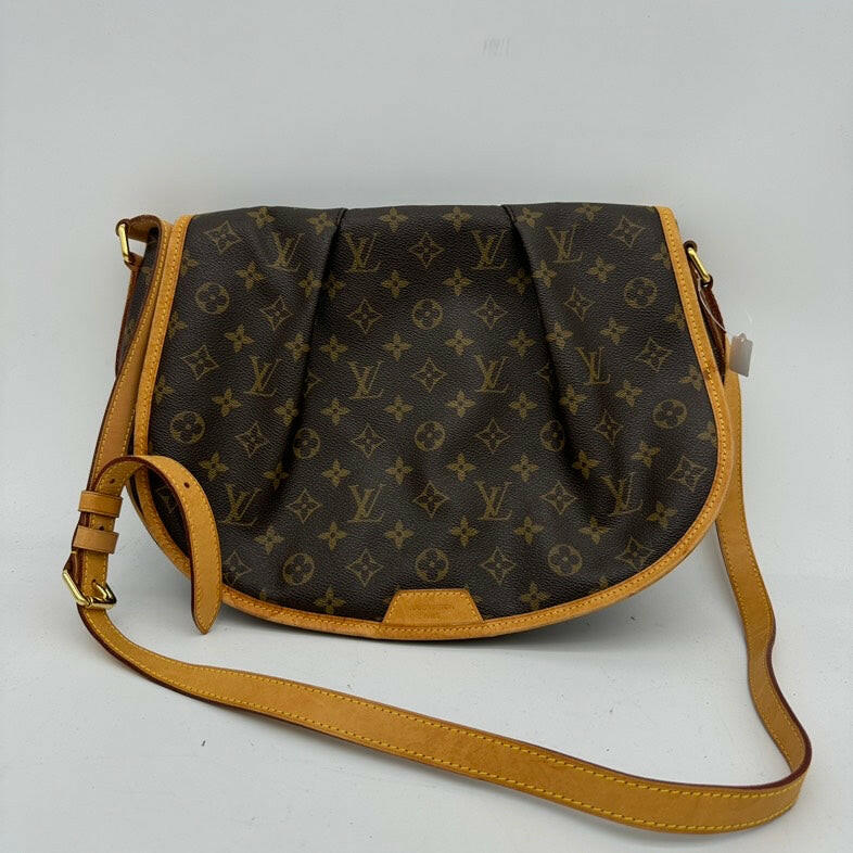 Louis Vuitton Monogram PVC Brown Medium-Sized Crossbody Bag.