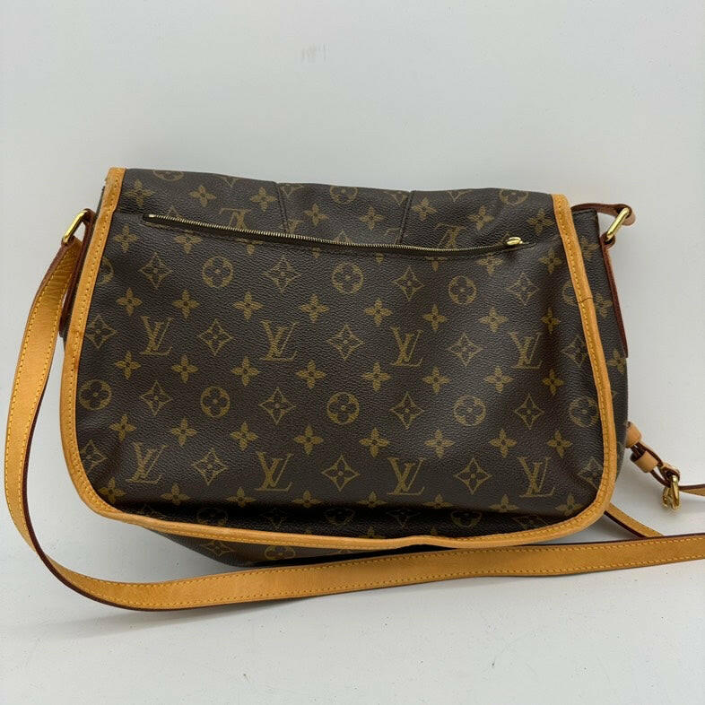 Louis Vuitton Monogram PVC Brown Medium-Sized Crossbody Bag.