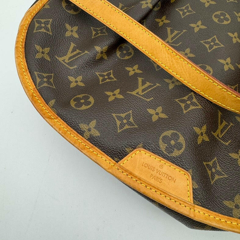 Louis Vuitton Monogram PVC Brown Medium-Sized Crossbody Bag.