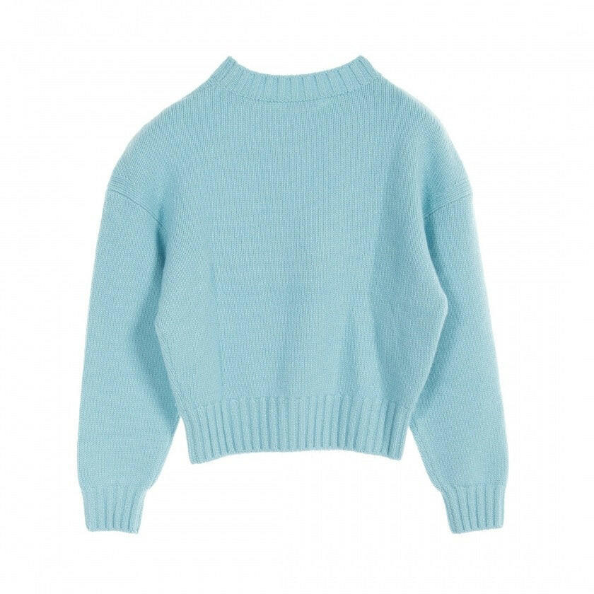 Chanel Light Blue Cashmere Sweater Size 36.