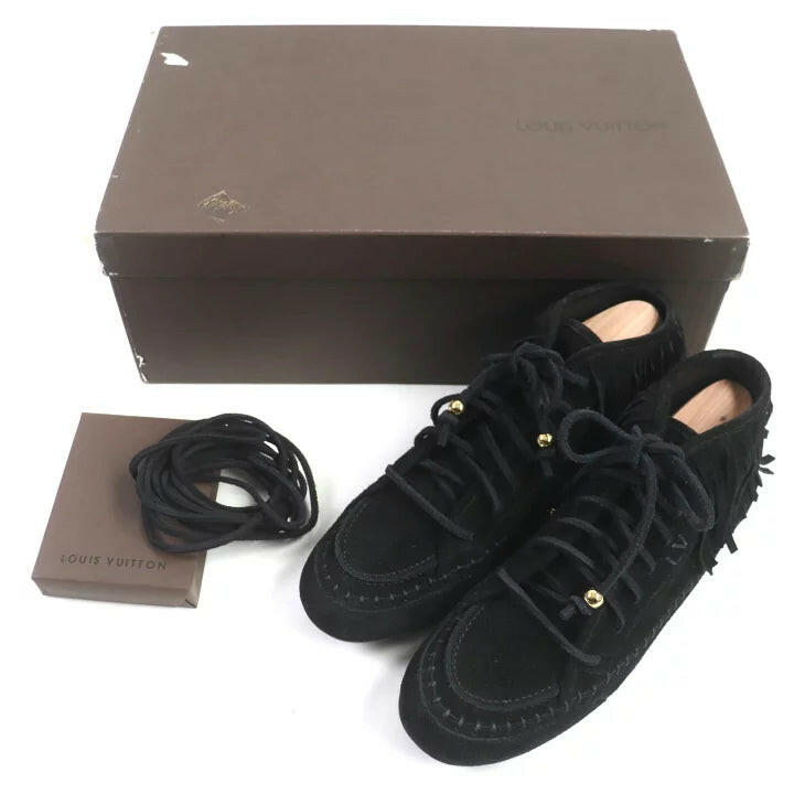 Louis Vuitton Sneaker Boot 36.5 Black Size F.